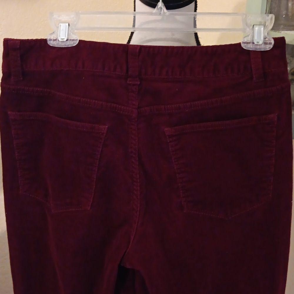 Talbots Heritage Burgundy Corduroy Pants - Picture 5 of 9